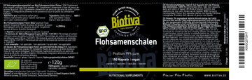 Flohsamenschalen Kapseln 99% Bio